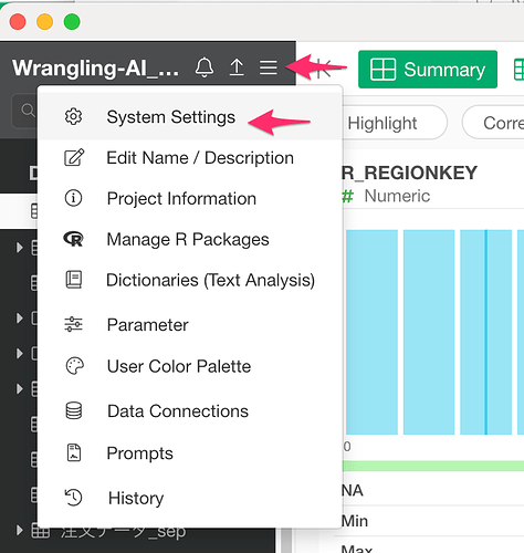 System Settings