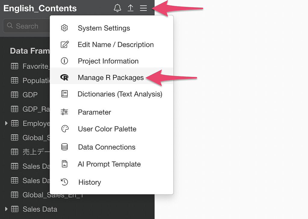 Install R Pacakge Example Code How to Install R Packages - HowTo - Exploratory Community